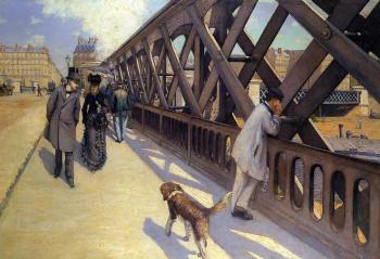 古斯塔夫 卡裡伯特 The Pont du Europe 古斯塔夫 卡裡伯特 The Pont du Europe